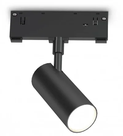 Светильник светодиодный трековый Magnetic 48V 10mm GL2305 BK черный IP20 12W 3CCT 3000-6000K 48V 24° D45*100