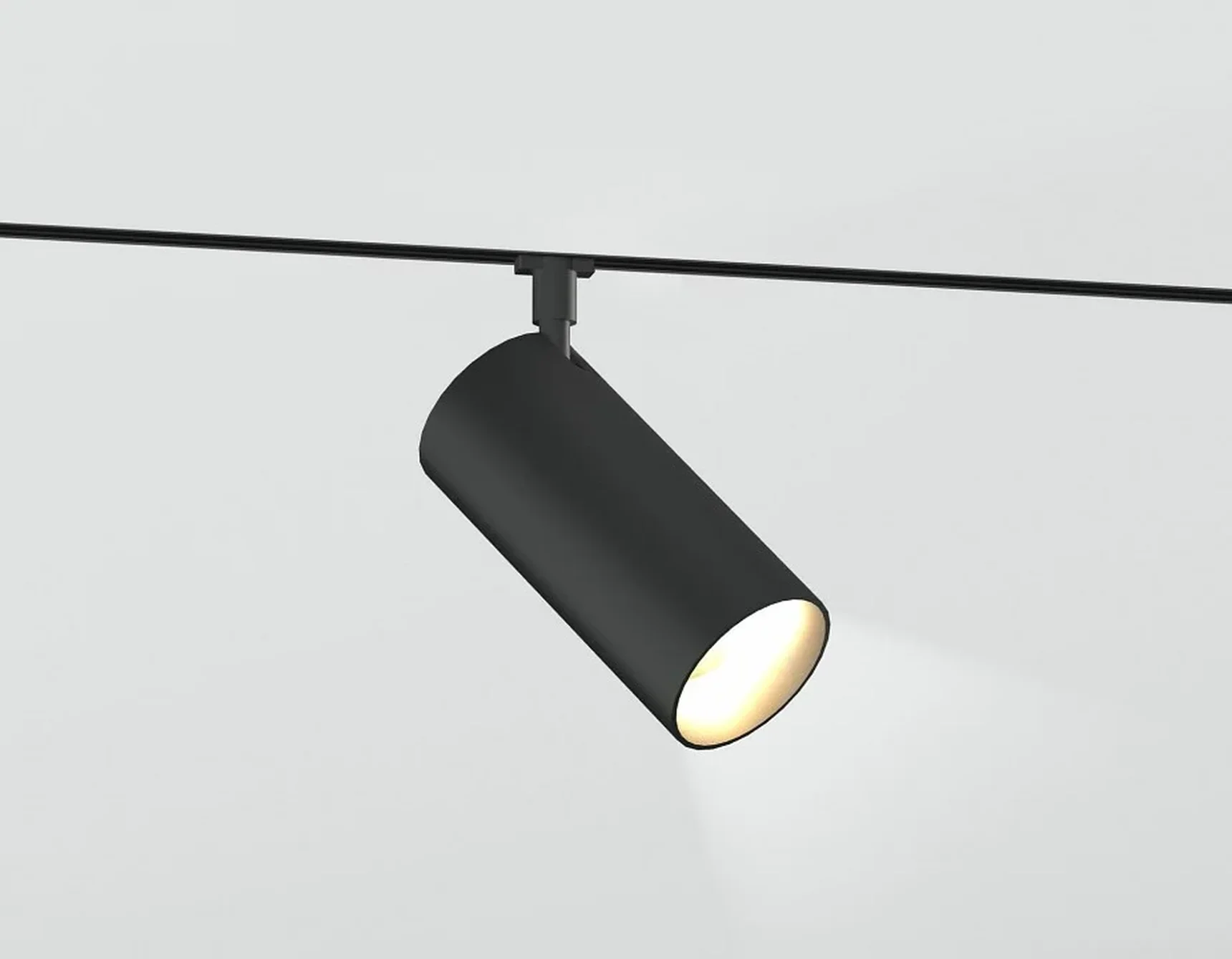 Светильник светодиодный трековый Magnetic 48V 10mm GL2315 BK черный IP20 24W 3CCT 3000-6400K D65*140