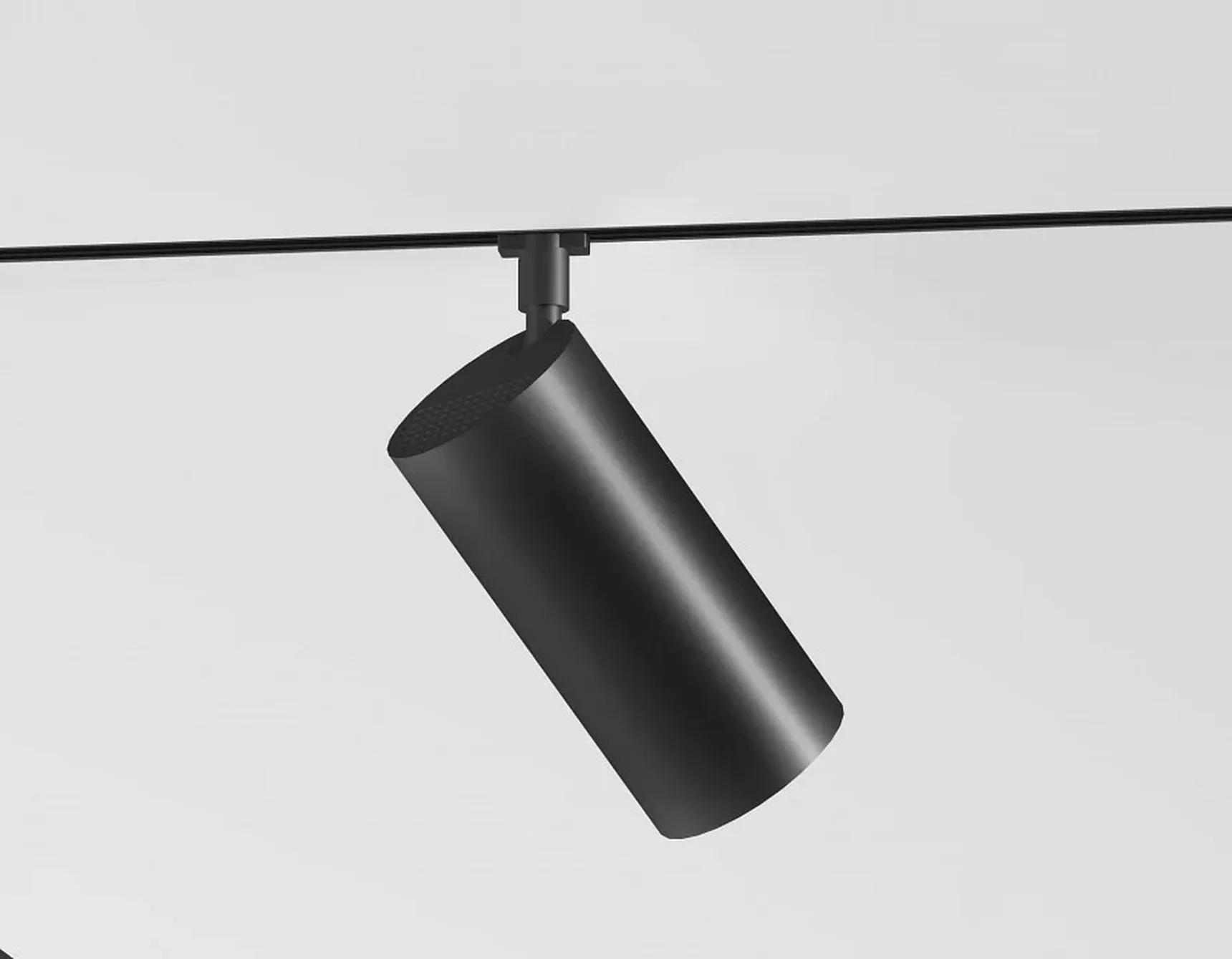 Светильник светодиодный трековый Magnetic 48V 10mm GL2315 BK черный IP20 24W 3CCT 3000-6400K D65*140