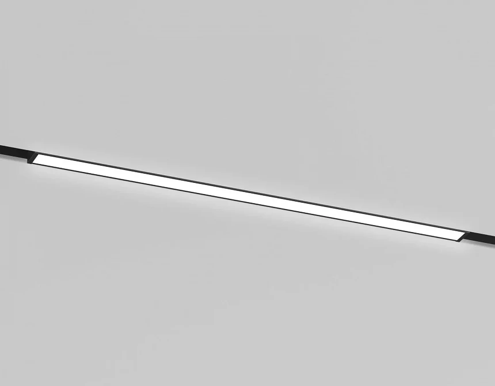 Светильник светодиодный трековый Magnetic 48V 10mm GL2320 BK черный IP20 10W 3CCT 3000/4200/6400K 200*10*37