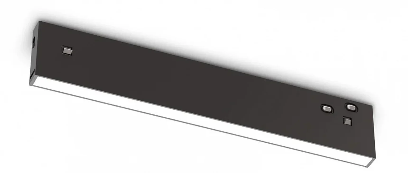 Светильник светодиодный трековый Magnetic 48V 10mm GL2320 BK черный IP20 10W 3CCT 3000/4200/6400K 200*10*37