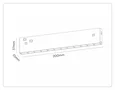 Светильник светодиодный трековый Magnetic 48V 10mm GL2335 BK черный IP20 10W 3CCT 3000/4200/6400K 200*10*37