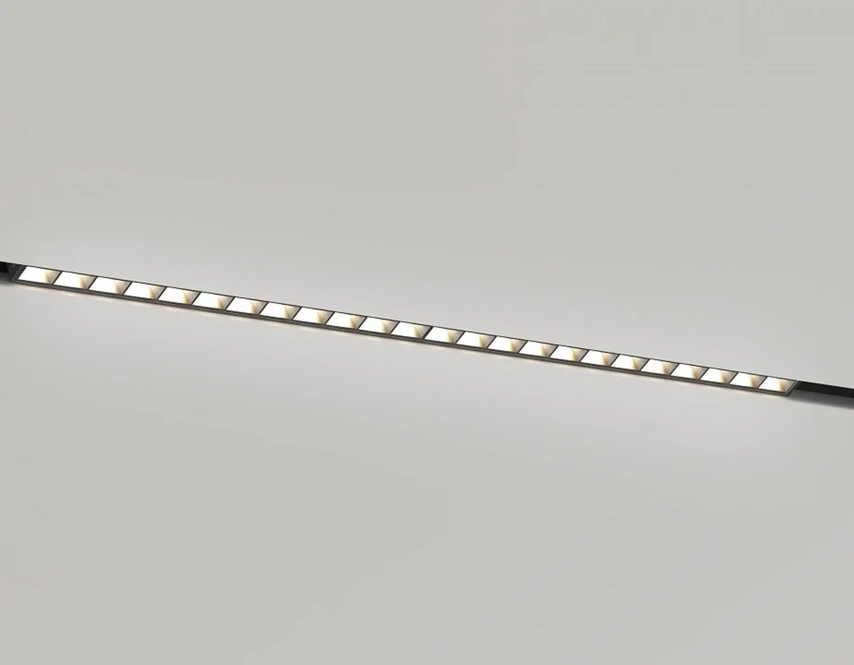 Светильник светодиодный трековый Magnetic 48V 10mm GL2340 BK черный IP20 20W 3CCT 3000-6400K 400*10*37