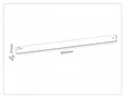 Светильник светодиодный трековый Magnetic 48V 10mm GL2345 BK черный IP20 30W 3CCT 3000-6400K 600*10*37