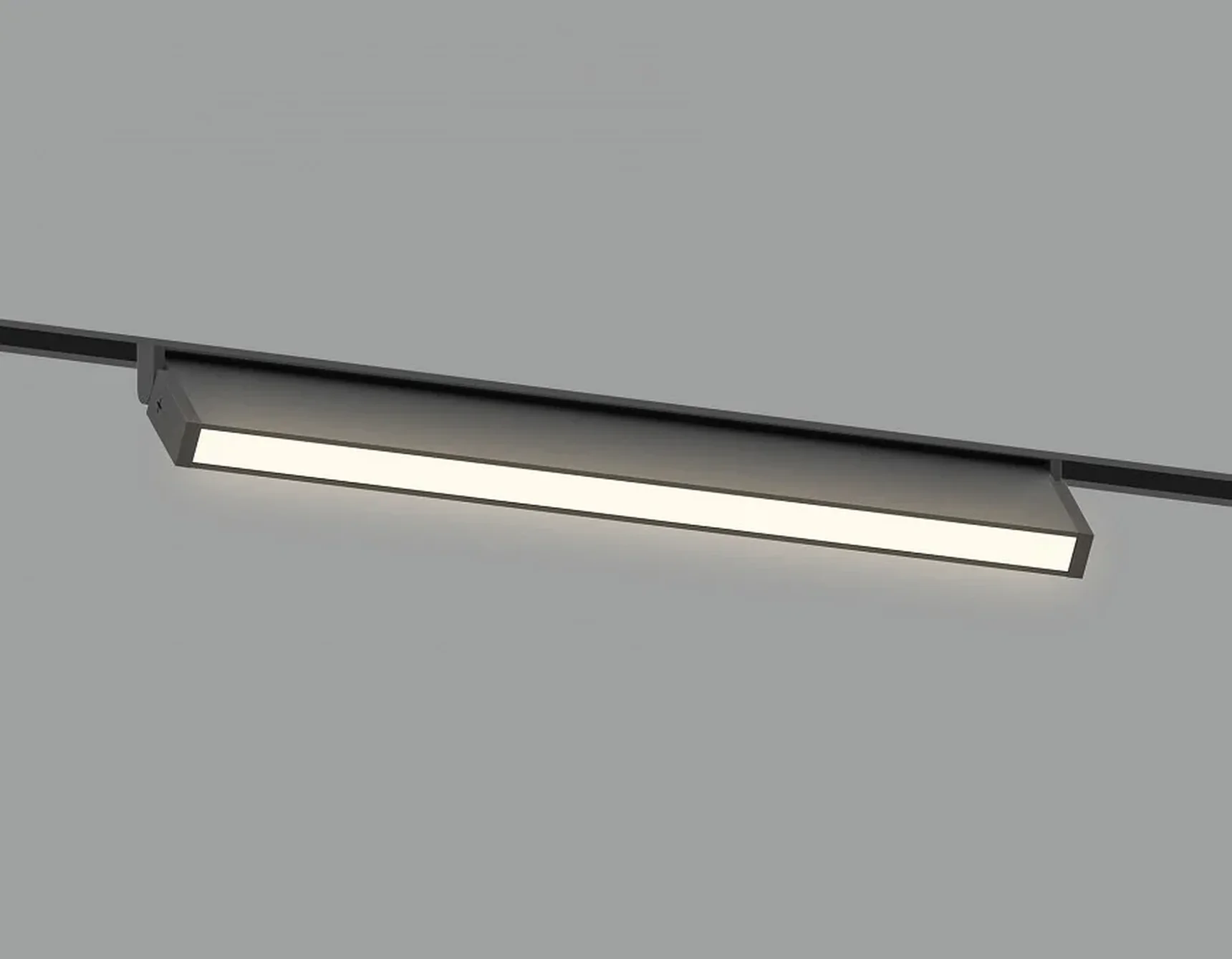 Светильник светодиодный трековый Magnetic 48V 10mm GL2350 BK черный IP20 10W 3CCT 3000/4200/6400K 200*10*73