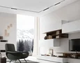 Светильник светодиодный трековый Magnetic 48V 10mm GL2360 BK черный IP20 10W 3CCT 3000-6400K 200*10*73