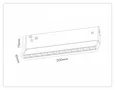 Светильник светодиодный трековый Magnetic 48V 10mm GL2360 BK черный IP20 10W 3CCT 3000-6400K 200*10*73
