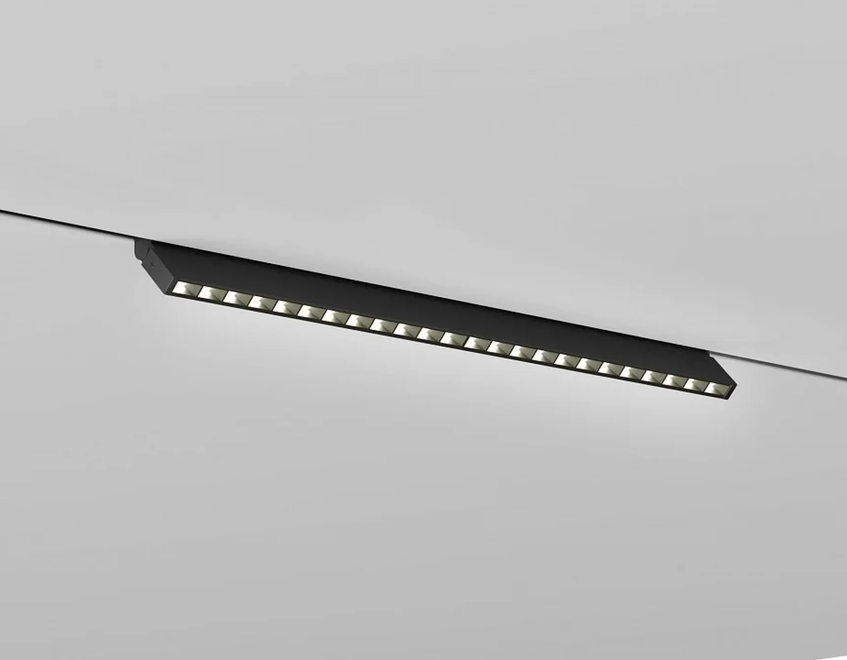 Светильник светодиодный трековый Magnetic 48V 10mm GL2365 BK черный IP20 20W 3CCT 3000-6400K 400*10*73
