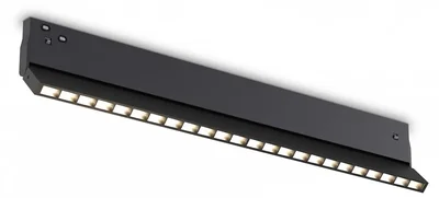 Светильник светодиодный трековый Magnetic 48V 10mm GL2365 BK черный IP20 20W 3CCT 3000-6400K 400*10*73