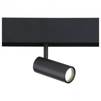 Светильник светодиодный для шинопровода Magnetic GL3814 BK черный IP20 7W 4200K 48V 24° D35*80