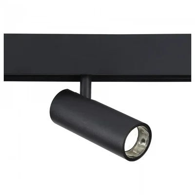 Светильник светодиодный для шинопровода Magnetic GL3823 BK черный IP20 10W 4200K 48V 24° D47*128