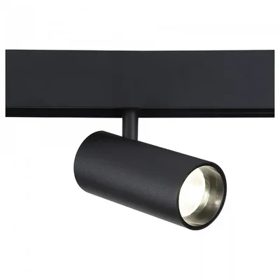 Светильник светодиодный для шинопровода Magnetic GL3833 BK черный IP20 15W 4200K 48V 24° D57*128