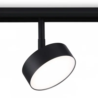 Светильник светодиодный трековый для шинопровода Magnetic GL3853 BK черный IP20 12W 4200K 48V D95*30