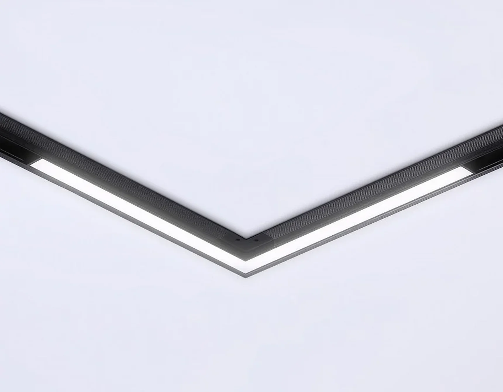 Светильник светодиодный угловой для шинопровода Magnetic GL3982 BK черный IP20 24W 4200K 48V 300*300*45