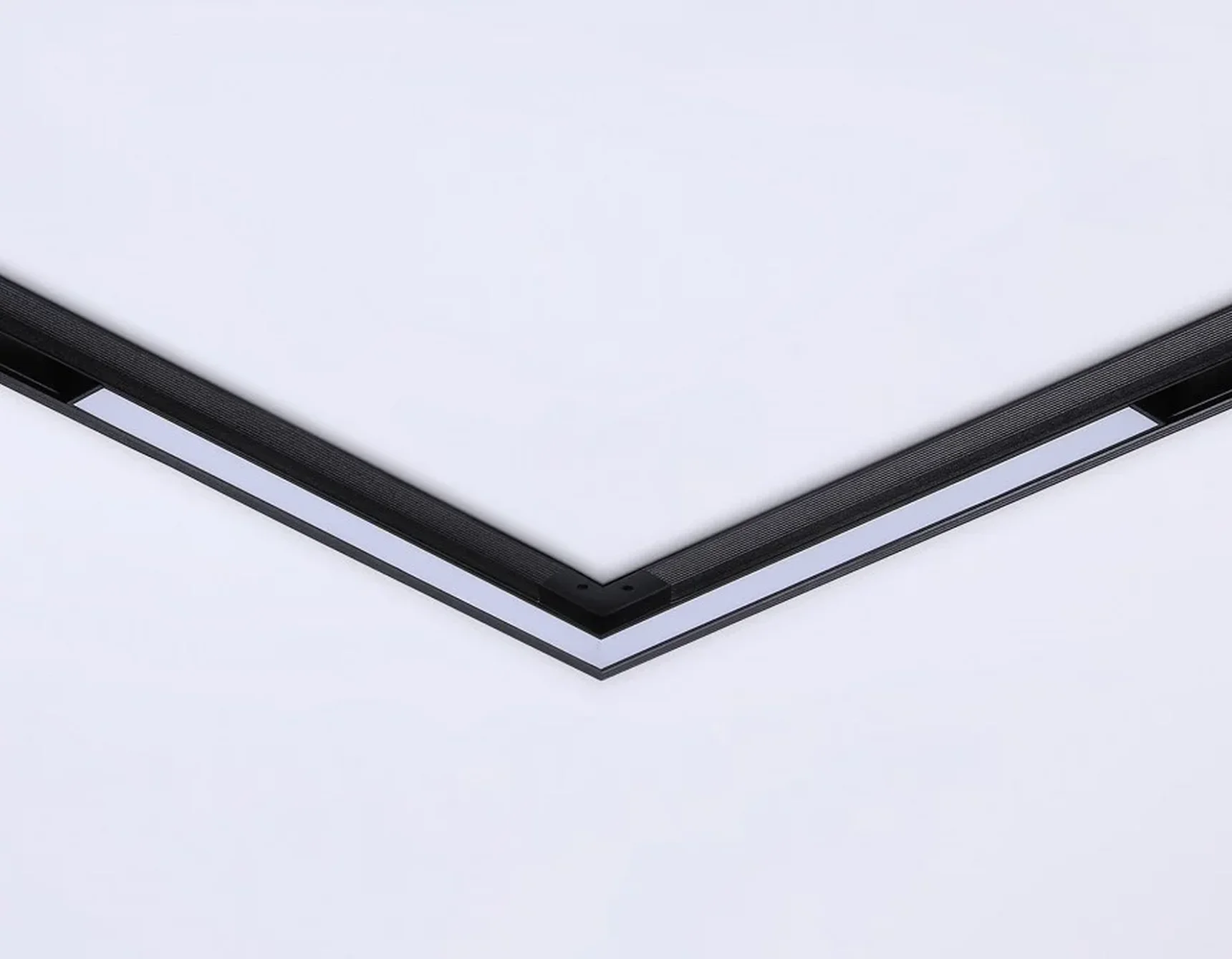 Светильник светодиодный угловой для шинопровода Magnetic GL3982 BK черный IP20 24W 4200K 48V 300*300*45