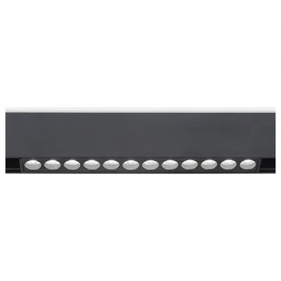 Светильник светодиодный для шинопровода Magnetic GL4024 BK черный IP20 12W 4200K 48V 24° 220*22*45