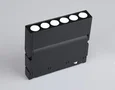Светильник светодиодный поворотный для шинопровода Magnetic GL4040 BK черный IP20 6W 4200K 48V 24° 115*22*105