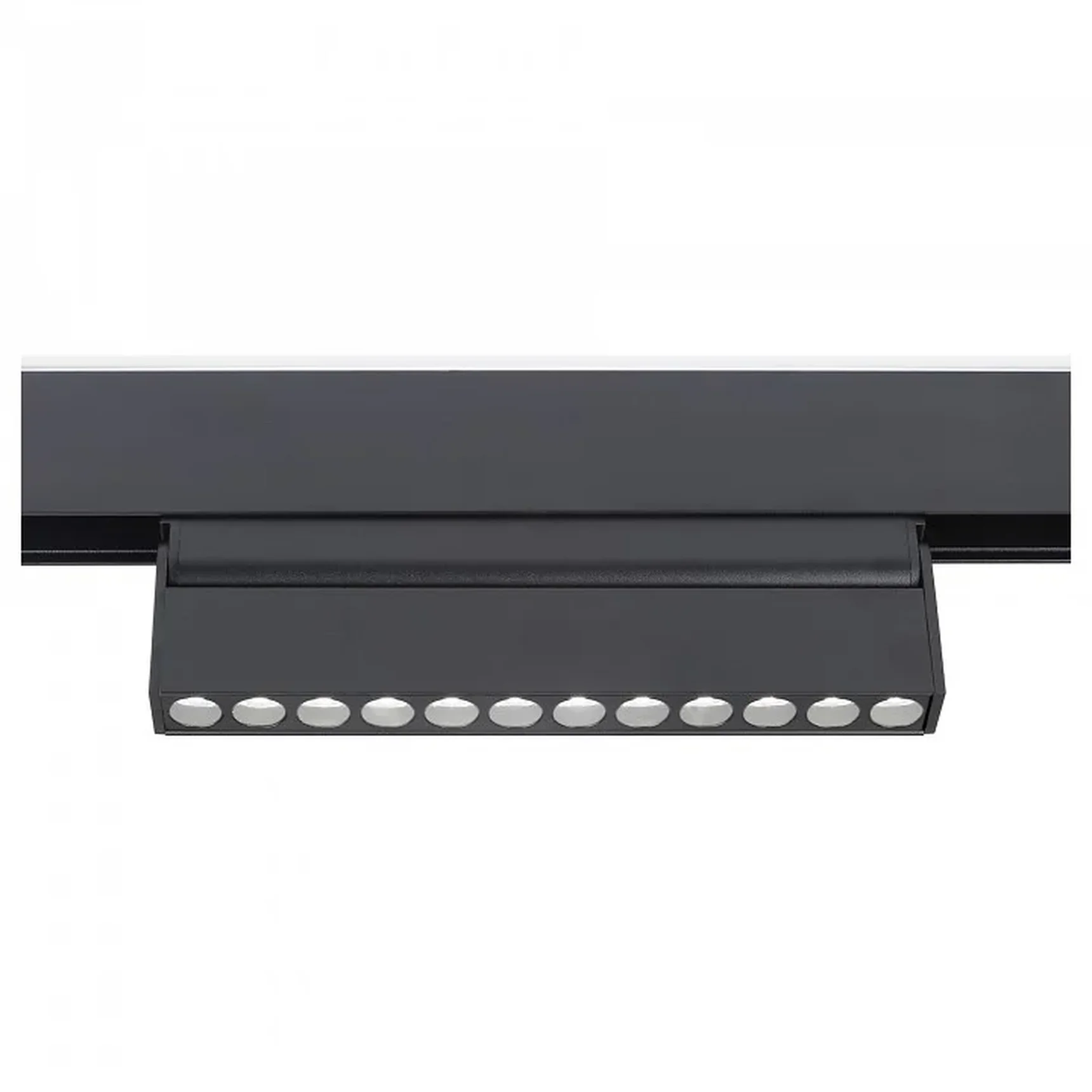 Светильник светодиодный поворотный для шинопровода Magnetic GL4048 BK черный IP20 12W 4200K 48V 24° 223*22*105