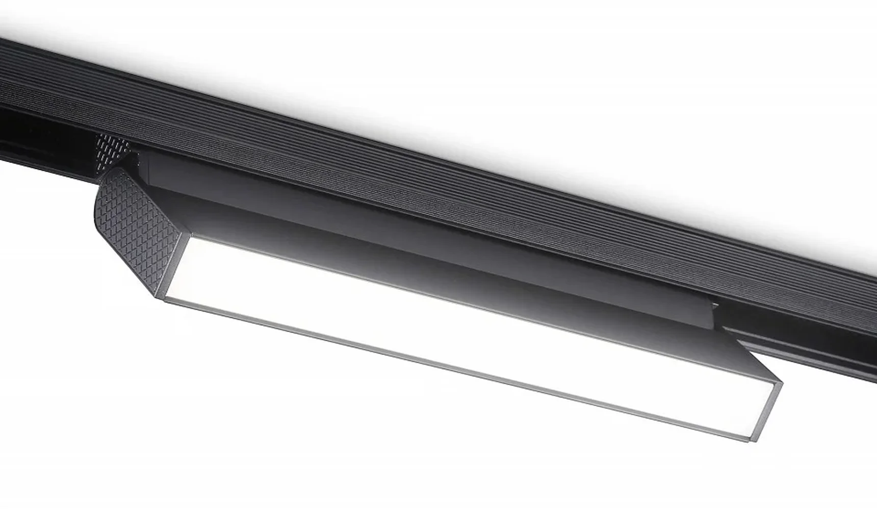 Светильник светодиодный трековый для шинопровода Magnetic GL4062 BK черный IP20 12W 4200K 48V 223*22*105
