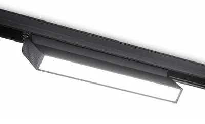Светильник светодиодный трековый для шинопровода Magnetic GL4062 BK черный IP20 12W 4200K 48V 223*22*105