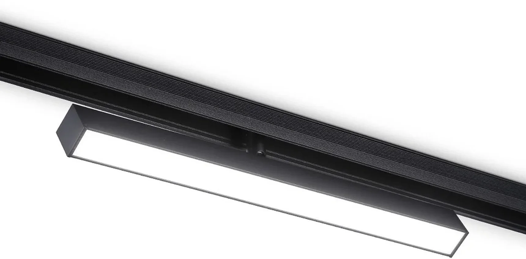 Светильник светодиодный трековый для шинопровода Magnetic GL4201 BK черный IP20 12W 4200K 48V 605*22*45