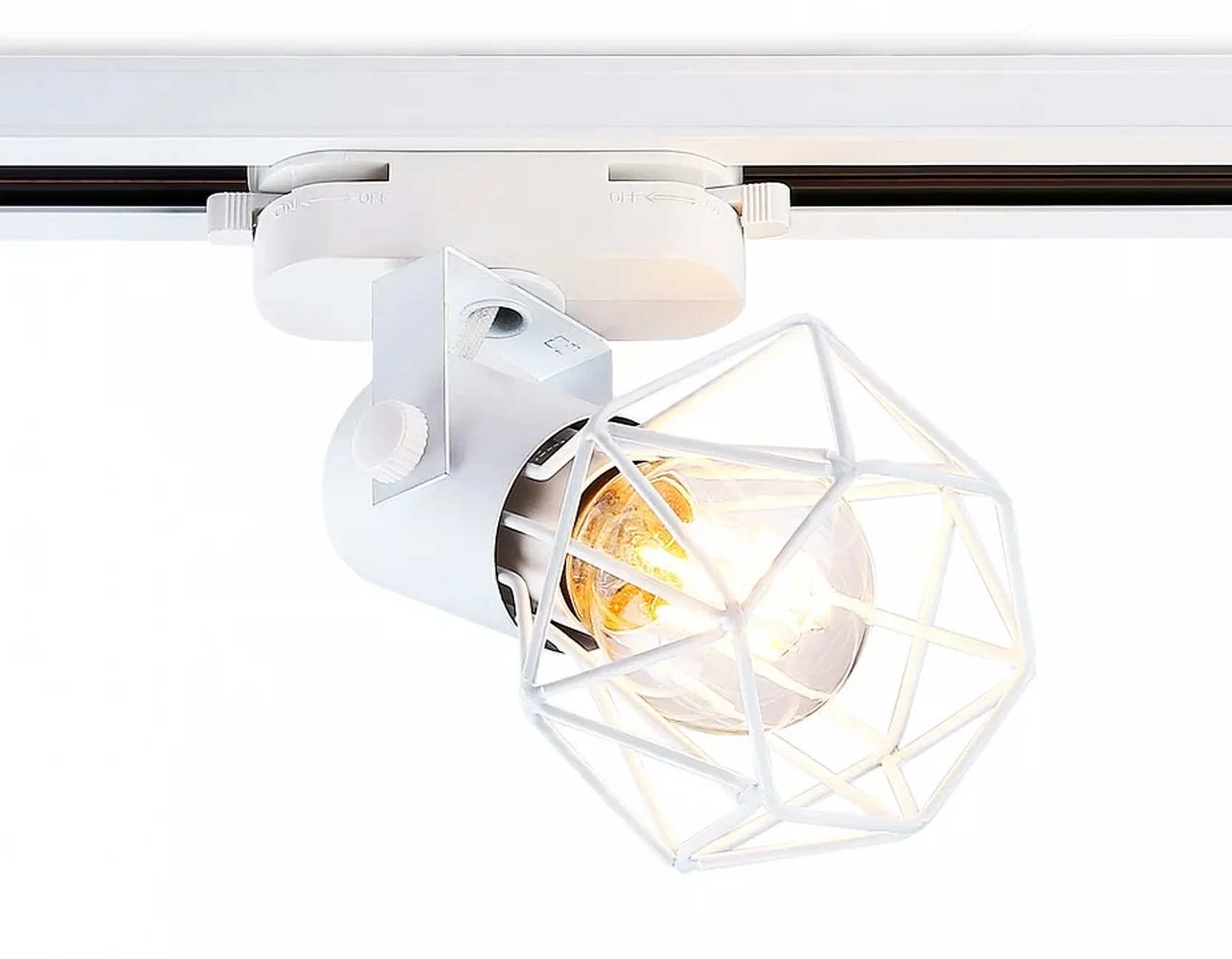 Светильник трековый GL5001 WH белый E27 max 40W D92*163