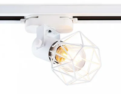 Светильник трековый GL5001 WH белый E27 max 40W D92*163