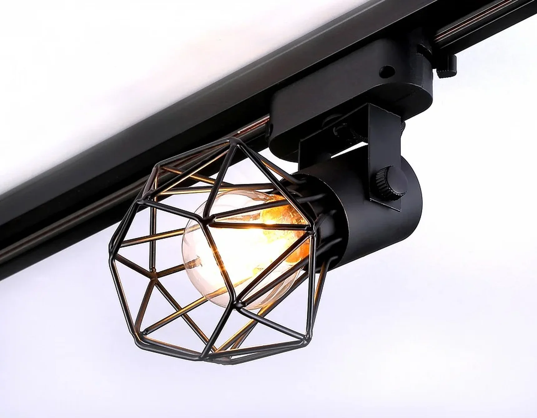 Светильник трековый GL5002 BK черный E27 max 40W D96*163