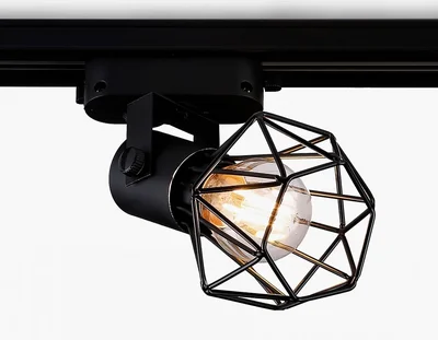 Светильник трековый GL5002 BK черный E27 max 40W D96*163