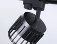 Трековый однофазный светильник со сменной лампой GL5349 BK черный GX53 D100*80