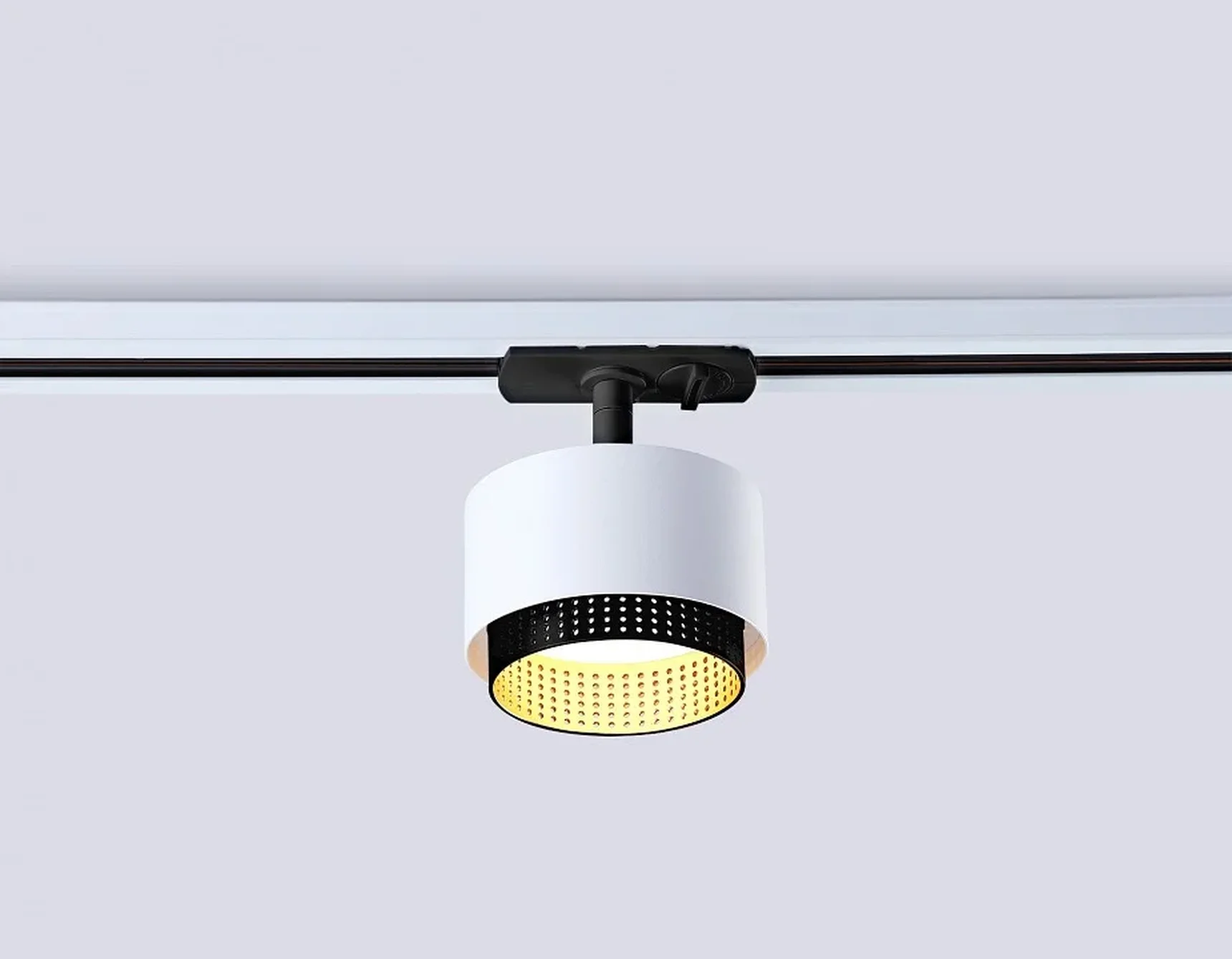 Светильник трековый GL5379 WH/BK белый/черный GX53 max 12W D95*130