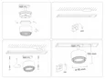 Светильник трековый GL5379 WH/BK белый/черный GX53 max 12W D95*130