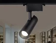 Трековый однофазный светодиодный светильник GL5858 BK черный LED 10W 4200K 24°