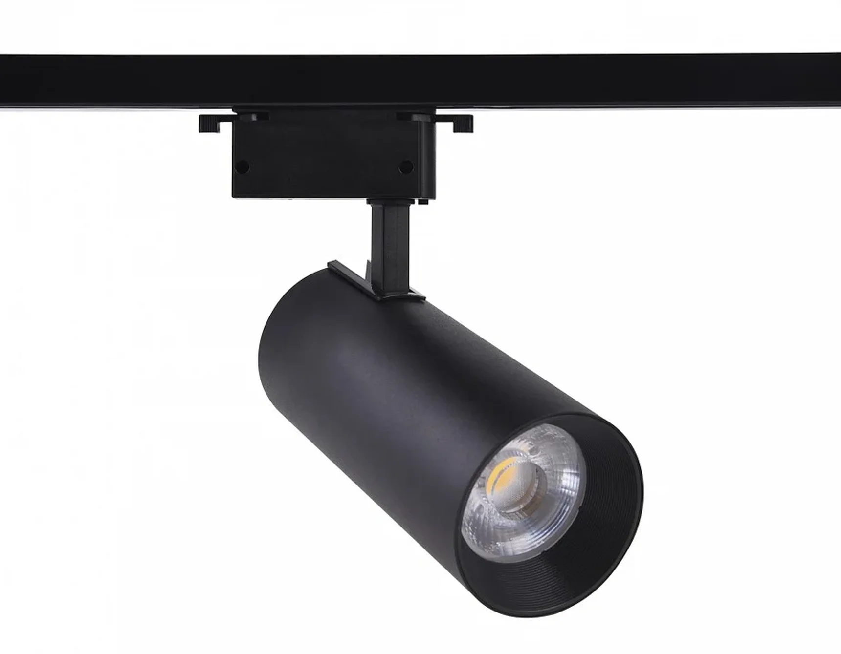Трековый однофазный светодиодный светильник GL5859 BK черный LED 20W 4200K 24°