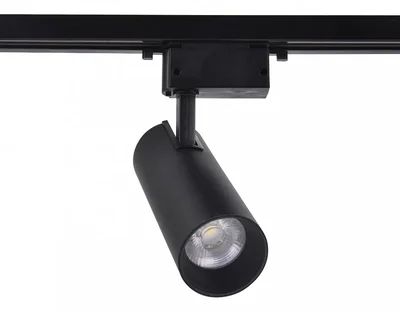 Трековый однофазный светодиодный светильник GL5860 BK черный LED 30W 4200K 24°