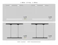 Светильник светодиодный трековый GL6782 WH белый LED 24W 3000K 600*22*1025