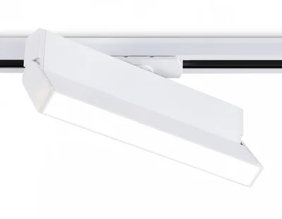 Светильник светодиодный трековый GL6806 WH белый LED 12W 4200K 230*22*87