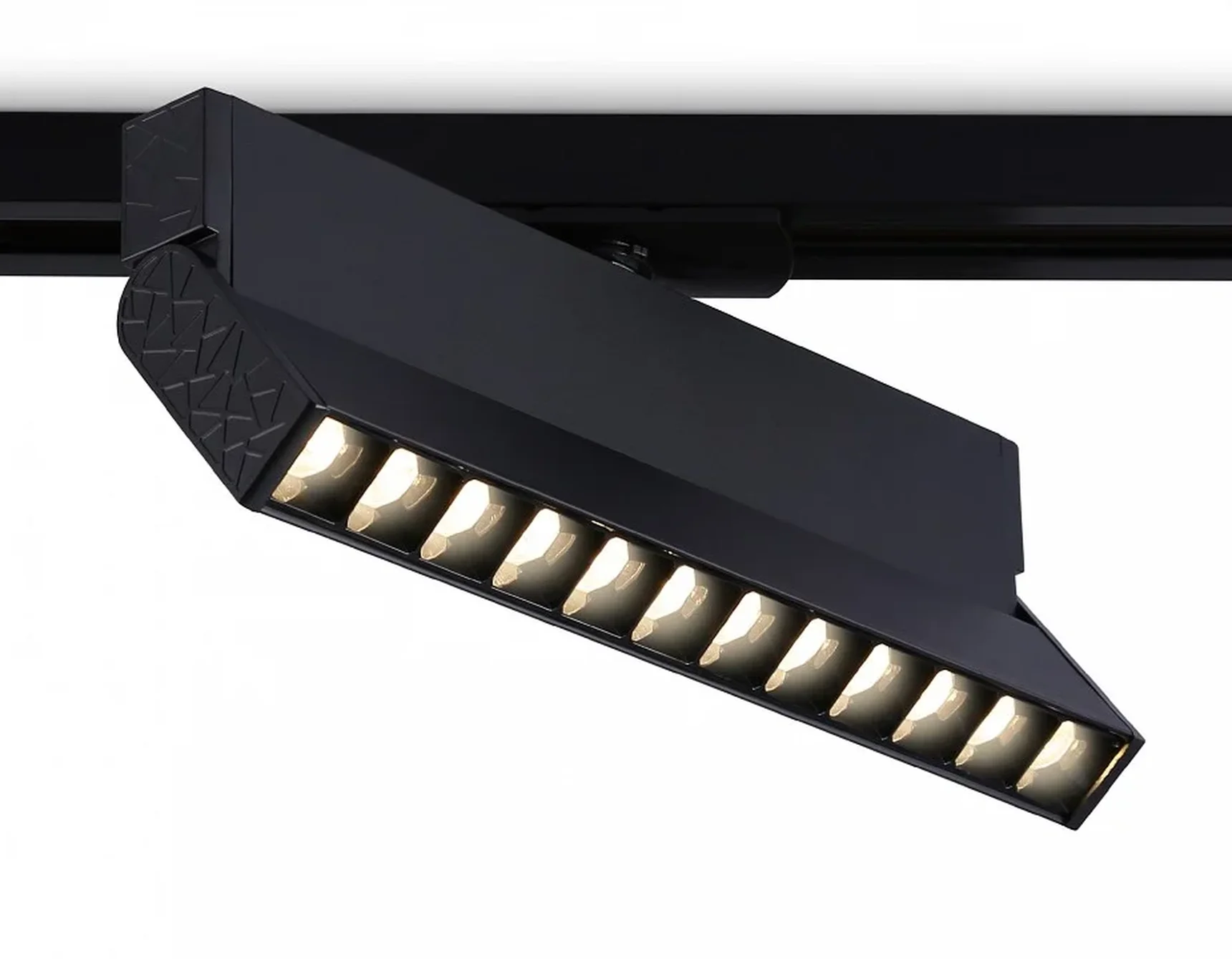 Светильник светодиодный трековый GL6817 BK черный LED 12W 3000K 24° 230*22*87