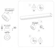 Светильник светодиодный трековый GL6863 BK черный LED 10W 4200K D75*80
