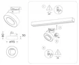 Светильник светодиодный трековый GL6868 BK черный LED 15W 4200K D115*80