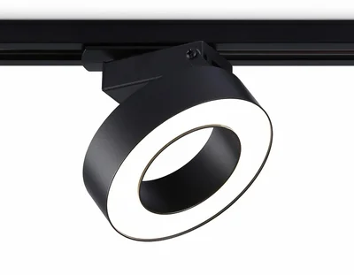 Светильник светодиодный трековый GL6868 BK черный LED 15W 4200K D115*80