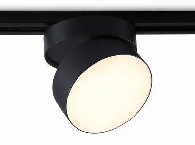 Светильник светодиодный трековый GL6877 BK черный LED 16W 3000K D115*90
