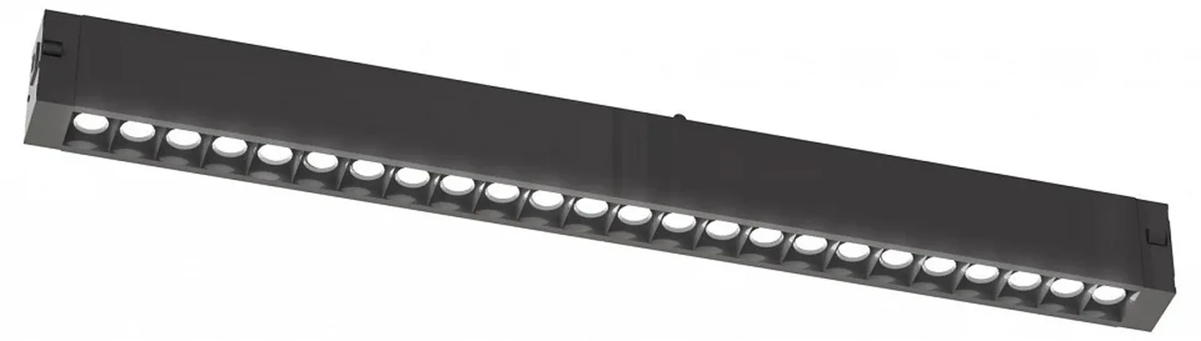 Светильник трековый светодиодный Magnetic SMART 220V 25mm GL8085 BK черный IP20 18W 3000-6000K 24° 410*25*41
