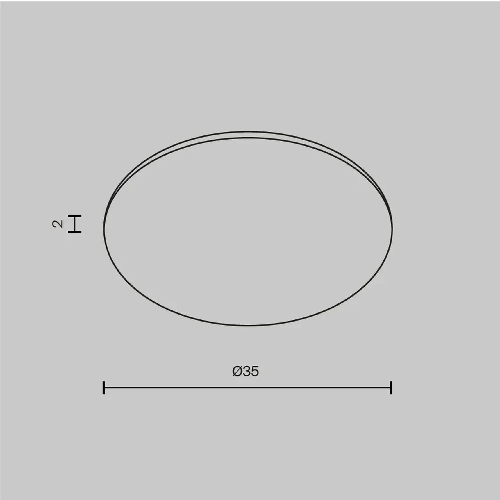 Стекло для пылевлагозащиты IP44 для светильников серии Dip 10Вт, Glass001-D35
