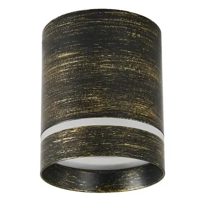Спот GWL-GX53-M-IP20 Башня Черненое Золото с боковым рассеивателем Черненое Золото
