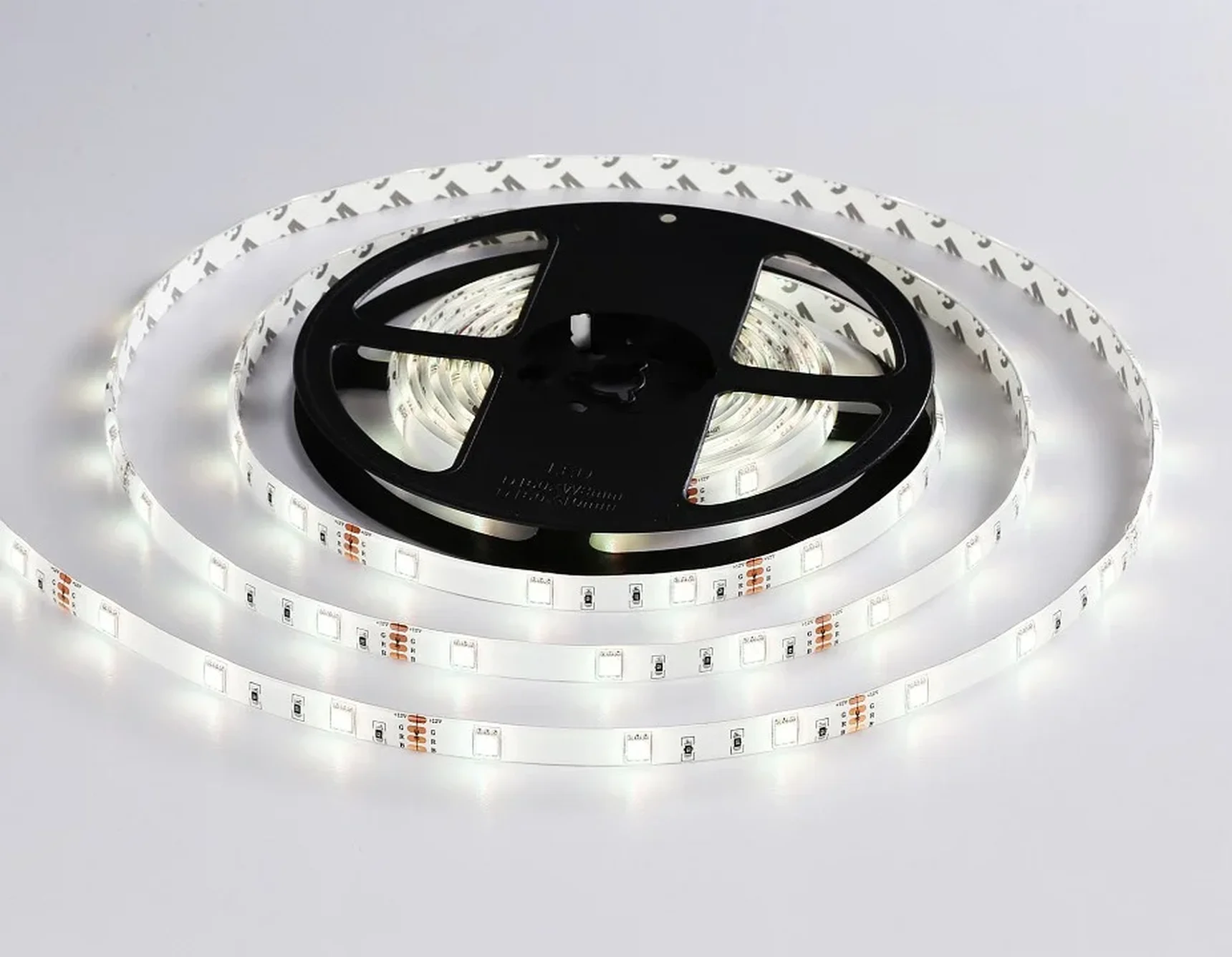 Комплект светодиодной ленты RGB GS2501 5050 30Led/ 7.2W m/ 12V IP65 RGB/ 5000*10*2.87mm/ кратность резки 100mm