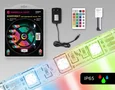 Комплект светодиодной ленты RGB 5m GS2502 5050 60Led/ 14.4W m/ 12V IP65 RGB/ 5000*10*2.87mm/ кратность резки 50mm