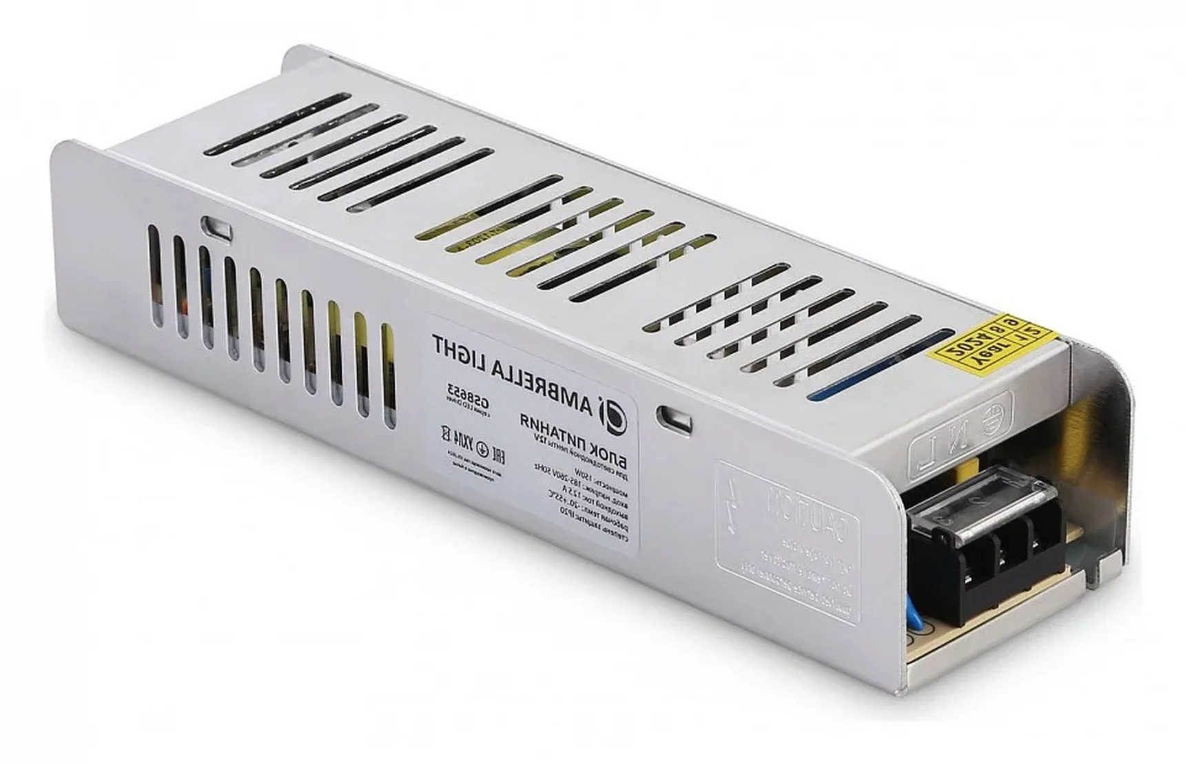 GS8653 блок питания 12V 150W 12.5A IP20 185-260V EMC 200*58*40