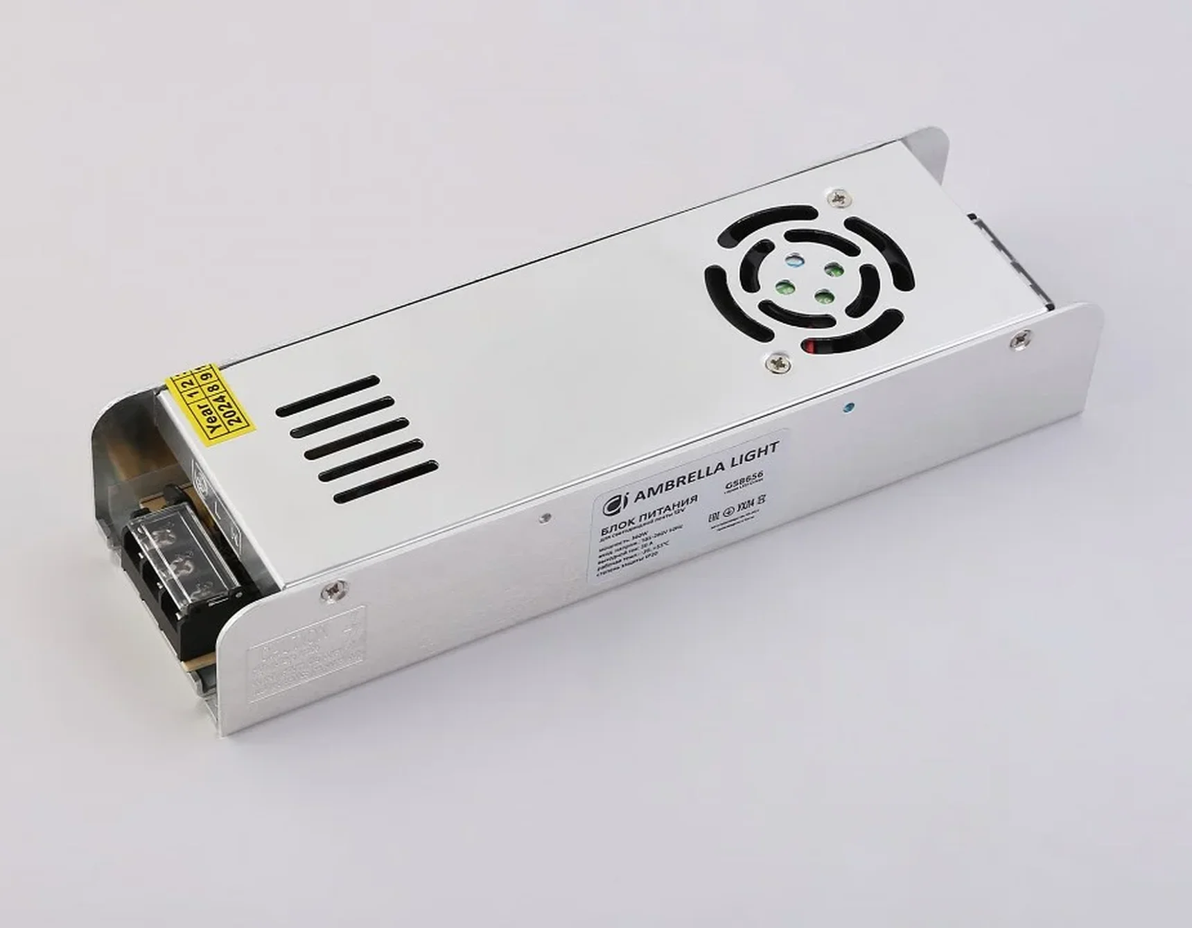GS8656 блок питания 12V 360W 30A IP20 185-260V EMC 223*67*40