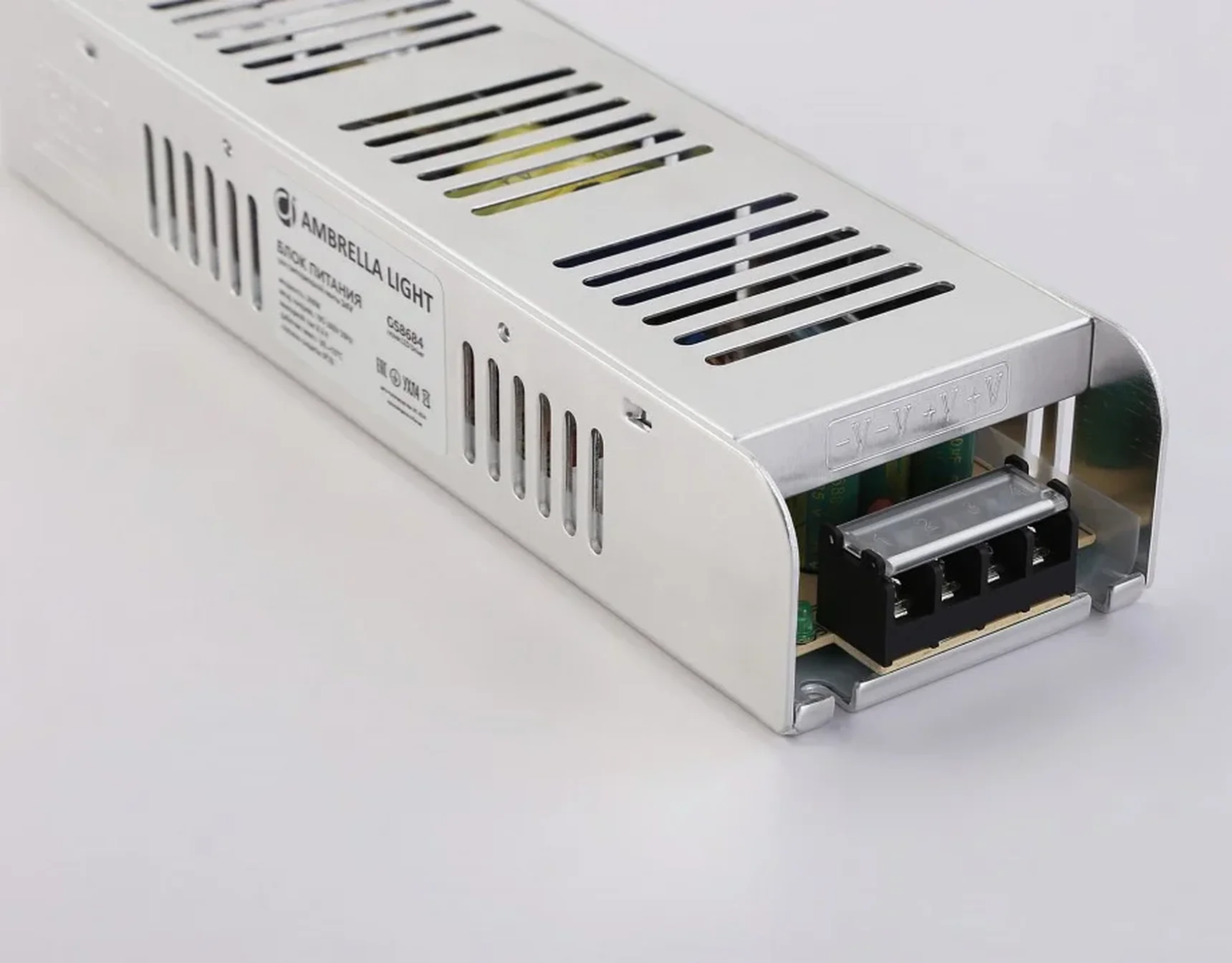 GS8684 блок питания 24V 200W 8.3A IP20 185-260V 223*67*40